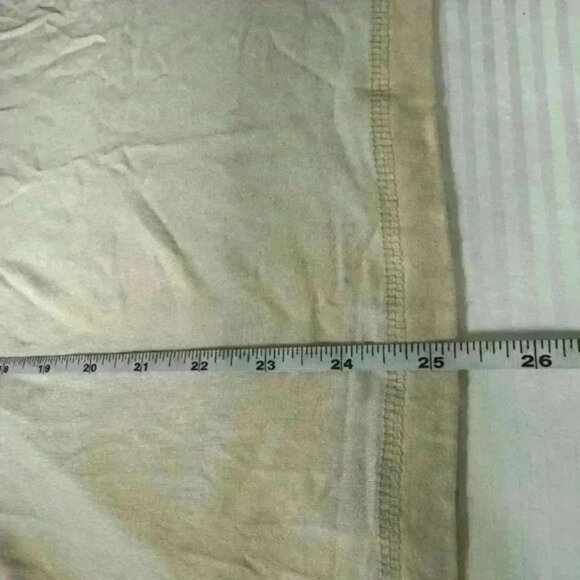 NWT Jones New York Ivory Long Sleeve Tee XL Stretch Classic Minimalist Basic - Picture 7 of 8